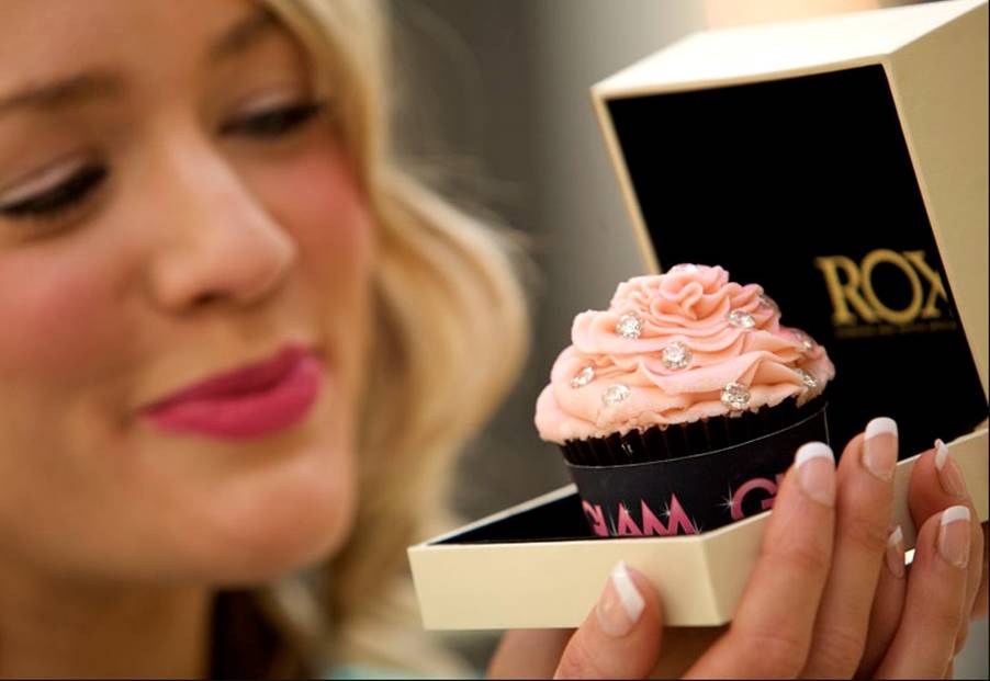 Joias de comer - Cupcake de Diamante em Beverly Hills