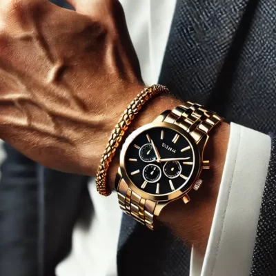 Aprenda a combinar pulseiras com relógio masculino